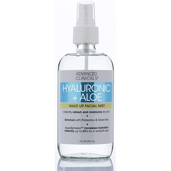 Advanced Clinicals Hyaluronic + Aloe Face Mist 8oz