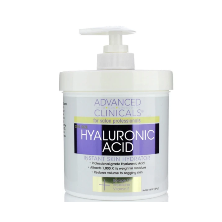 Advanced Clinicals Hyaluronic Acid Hydrating Dry Skin Firming Lotion
